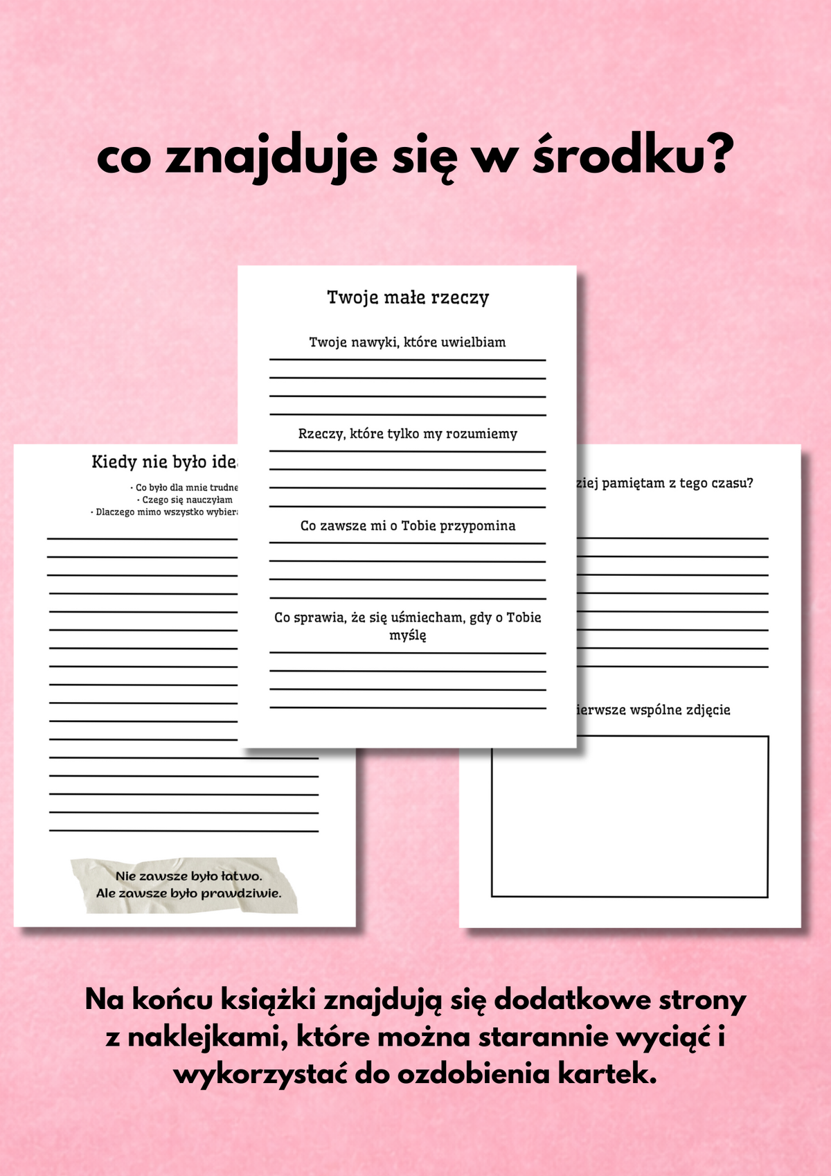 E-BOOK DIY „to zawsze byłeś TY” Prezent dla chłopaka (pdf, produkt cyfrowy)
