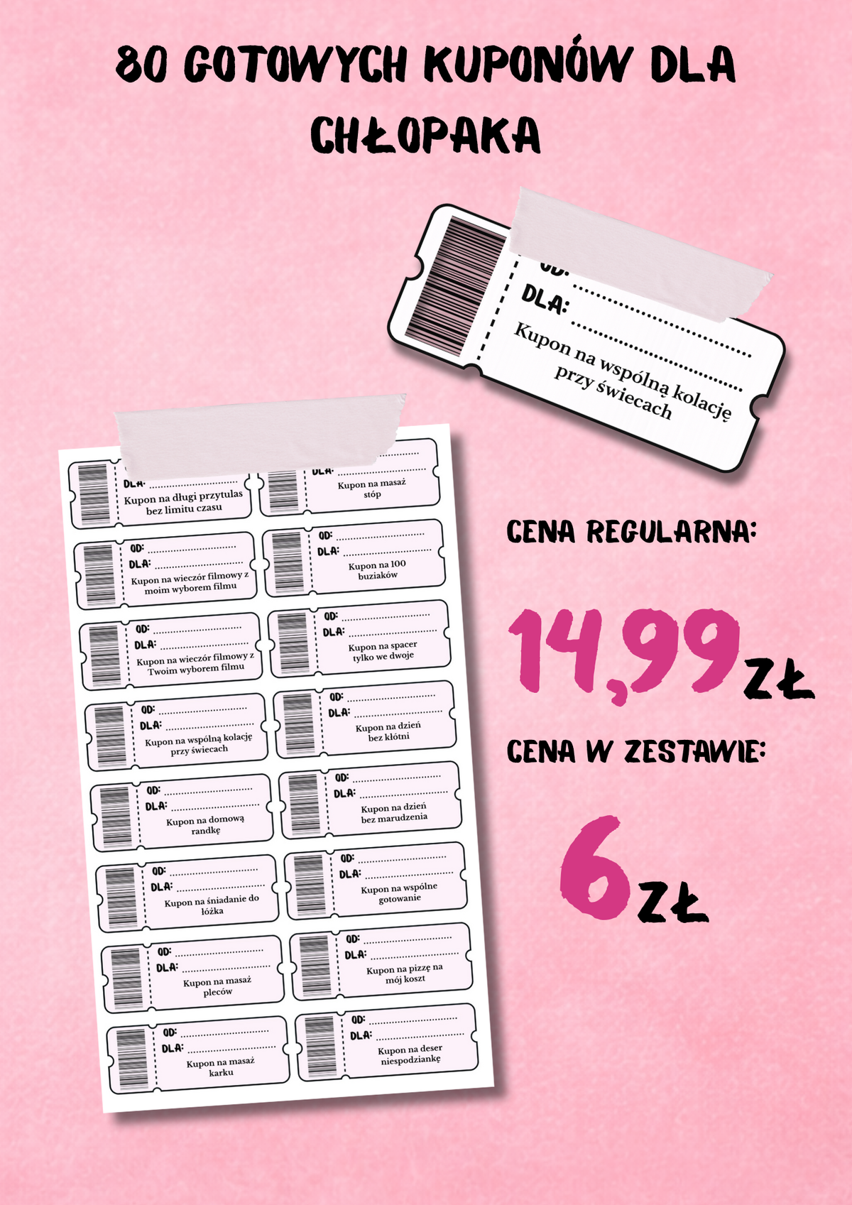 ZESTAW E-BOOK „to zawsze byłeś ty” + kupony.  (pdf)